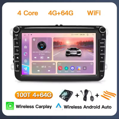APPLE CARPLAY ANDROID HEADUNIT SCREEN FOR VW VOLKSWAGEN SKODA SEAT