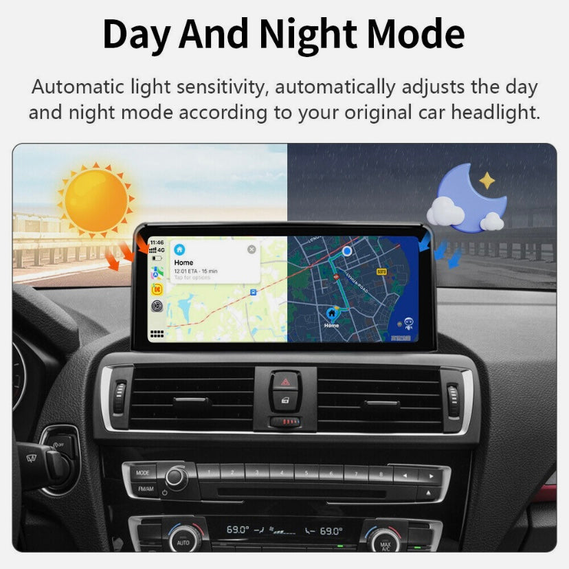 CARPLAY ANDROID SNAPDRAGON TOUCH SCREEN FOR BMW 1 2 SERIES 2011-2019 F20 F21 F22 F23 CIC NBT EVO