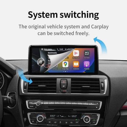 CARPLAY ANDROID SNAPDRAGON TOUCH SCREEN FOR BMW 1 2 SERIES 2011-2019 F20 F21 F22 F23 CIC NBT EVO